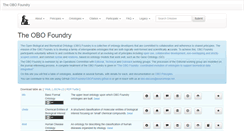 Desktop Screenshot of obofoundry.org